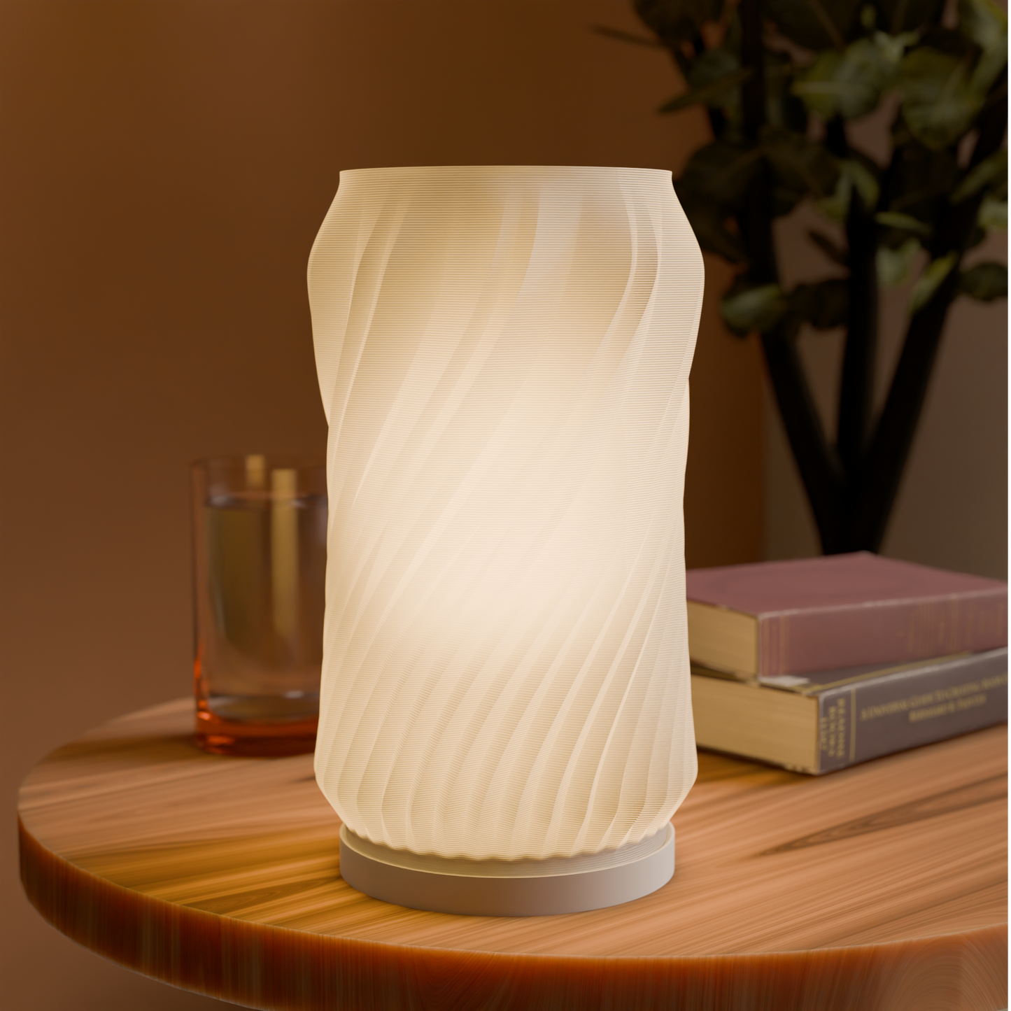 Minimalist Spiral Lamp