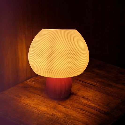 Rippled Mushroom Lamp