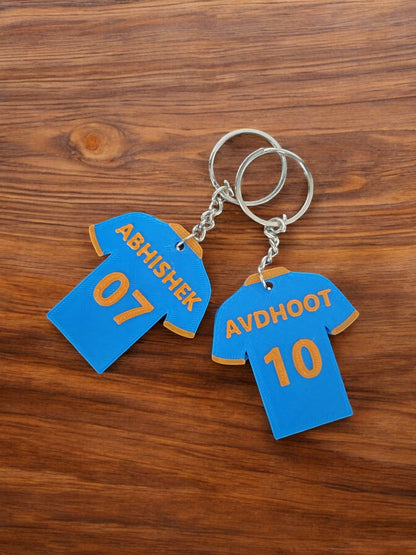 Customized Sports Jersey Keychain