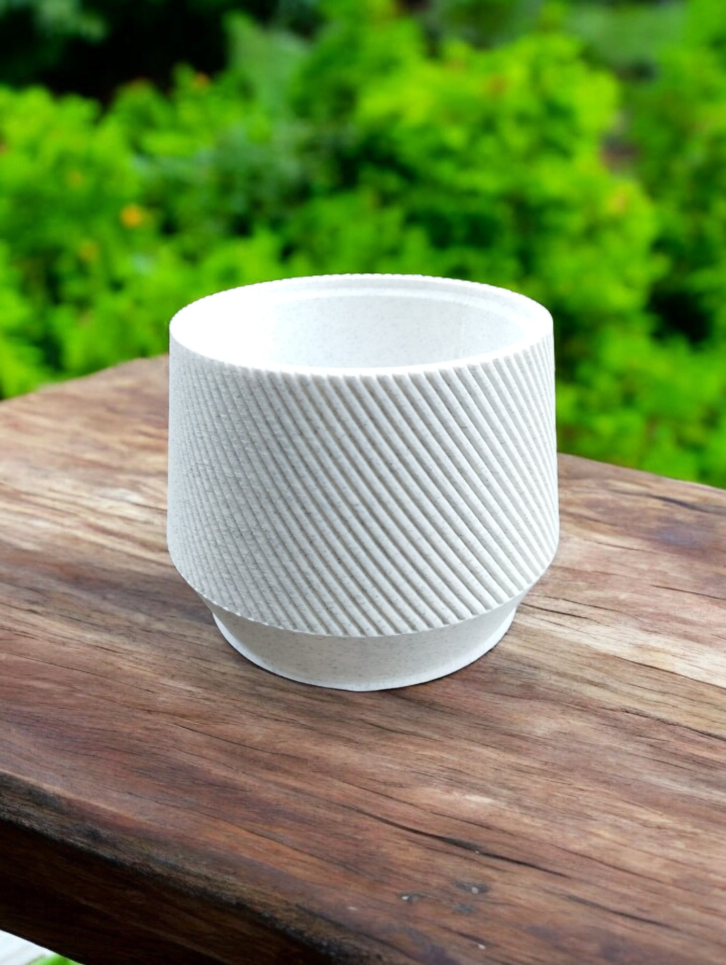 Conical Swirl Planter