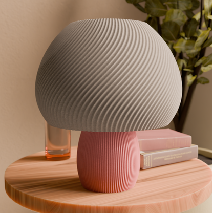 Rippled Mushroom Lamp