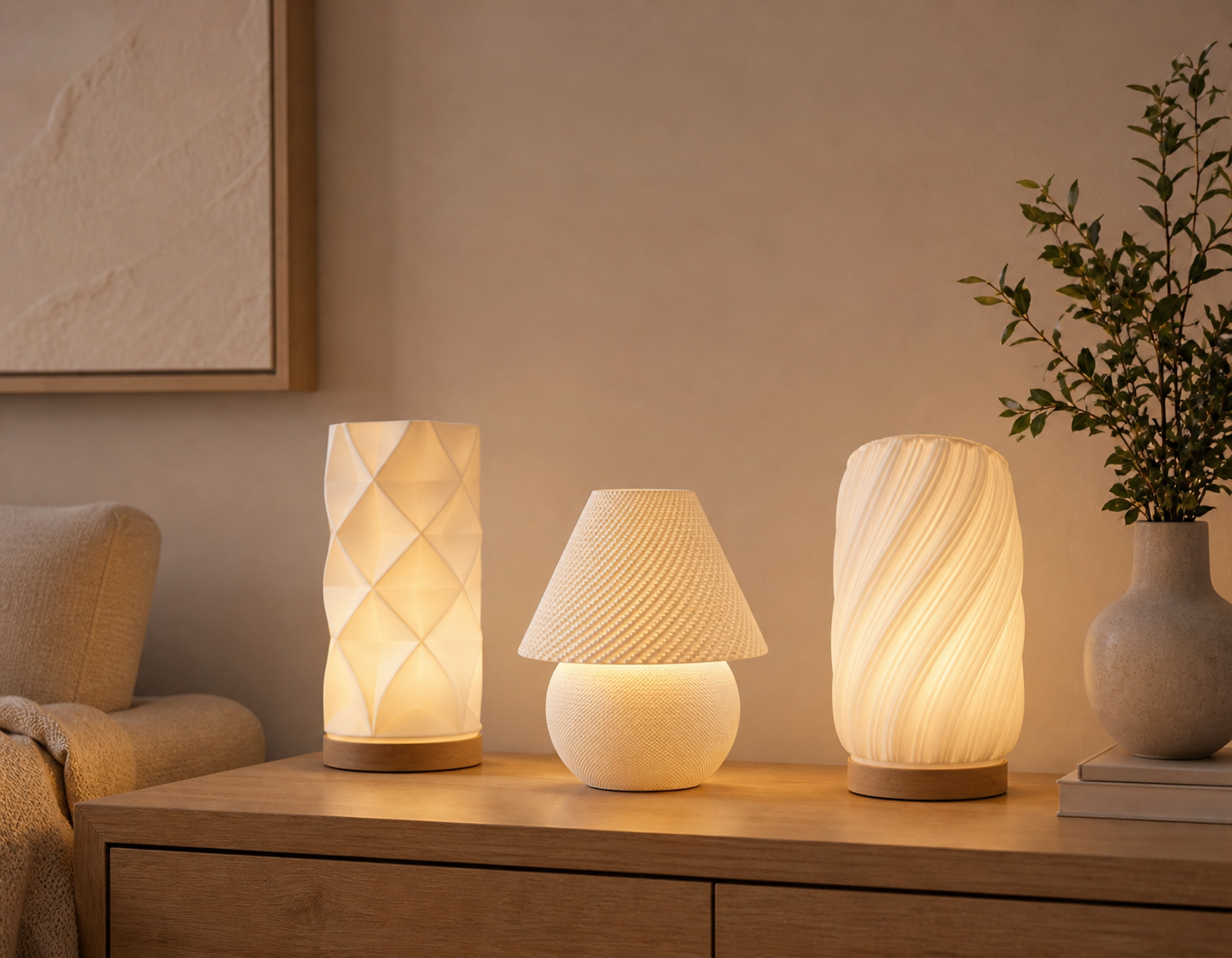 3D Printed Lamps